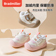 BradMiller BradMiller baby girl cotton shoes winter soft sole plus velvet to keep warm infants and toddlers autumn and winter new baby boy shoes pink plus velvet 11.5 inner length 11.5cm