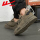 Huili Herrenschuhe, Arbeitsschuhe, sommerdicke alleinige Arbeitsschuhe im Freien, Arbeitsschutzschuhe, Männer Martin -Stiefel, Freizeitschuhe, Brown 42