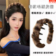 Mengkeduo leopard print plush headband for women Korean style retro toothed non-slip face wash hairpin makeup hair accessories headband autumn and winter leopard print plush headband