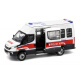 Weiying Tiny164 Hong Kong Police Car Mercedes-Benz Gasto Explosion Processing Clase EOD CARGA 1/64 Modelo de automóvil de aleación 1/76 134 Clase de tratamiento de explosivos (AM9894)