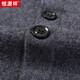 Hengyuanxiang 100% wool vest vest men's cardigan V-neck sleeveless sweater waistcoat HJ183 medium gray 180/96A