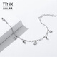 TTMIX platinum bracelet for women PT950 platinum star cross buckle chain fashion jewelry for girlfriend 4.8-5.0g 16+3cm