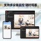 Hikvision surveillance camera 2K high-definition infrared night vision indoor and outdoor household POE network camera half-sphere home outdoor probe mobile phone remote monitor security equipment 2 million infrared POE version IPC-T12HV3-IA 2.8MM focal length
