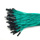Throwing stones 1P rehearsal DuPont wire 26AWG silicone insulated wire High temperature resistant electronic wire Experimental supplies 100 wires in a bundle 20cm wire length 100 wires/item Green 30cm male to female