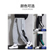Foss Phil black casual pants for men in autumn and winter loose and trendy large size versatile sports long guard legged pants for men YKYP-A05 black and white 5XL recommended 200-220Jin Jin is equal to 0.5 kg