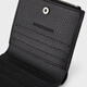 Emporio Armani/Armani offizielles Flaggschiff [Geschenk] Neues Herren-Kuhläden-Leder halbfalter Hand-Holding-Kartenclip 2025 Sommer 80001-Black Eingröße