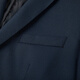 SEVEN easy-to-wear suit men's spring and summer business dark blue suit two-piece set with wool 1JC704 dark blue 46 A