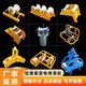 Wenjiang cable pulley pay-off pulley electric corner straight running triple wellhead pipe mouth bridge flat nylon roller pulley straight running pulley 160*140 (nylon wheel)