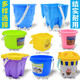Malabao children's beach toy shovel and bucket beach sand digging tool baby shovel and sand digging set enlarged and thickened 9-piece ice cream bucket set + double plastic shovels Malabao children's beach toy shovel and bucket beach sand digging tool baby shovel and sand digging set enlarged and thickened 9-piece ice cream bucket set + double plastic shovels