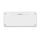 Logitech Fashion Series K380 Bluetooth Keyboard Wireless Keyboard Mac Notebook Tablet IPAD Computer Silent Keyboard Android Phone Multi-Device Ultra-Thin Portable Chocolate Keyboard K380 White