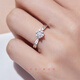 Diamond Birthday Gift Platinum Snowflake Live Adjustable Diamond Ring Wedding Proposal Diamond Ring