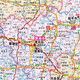 Nouvelle carte Guangxi pour 2025 Version papier de la topographie du trafic jointe 1068 * 749 mm