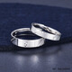 Jibaolou Pt950 platinum ring, platinum pair of rings for men and women, magic ring fixed ring, customized gift 11.31g