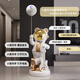 Jizhao Astronaut Starry Sky Projector Lamp Intelligent Audio Ornament Astronaut Large Floor-to-ceiling Living Room Gift for Moving House Cream Astronaut Plus Base No Specifications