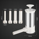 Midelei Sausage Enema with Sausage Casing Manual Sausage Filler Sausage Filling Machine Manual Press Sausage Filling Tool 304 Stainless Steel Large Capacity Upgrade