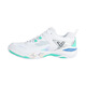 Zapatos de bádminton VICTOR Zapatos deportivos antideslizantes resistentes al desgaste para hombres y mujeres Zapatos de bádminton Victory Zapatos de competición Dai Ziying que absorben los golpes P9200TTY NLite AR blanco/blanco verde agua nuevo estilo 40.5