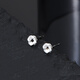 Xili S999 pure silver earrings for men, handsome and high-end single pair of earrings, men's trendy design earrings, pure silver Mobius earrings, single