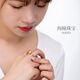 Haitong selected thick gold simple South Sea gold beads and pearl ring for women Jian Jie 18K gold seawater pearl ring S grade/almost flawless 10-11mm thick gold (No. 14 ring)