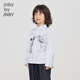 jnby by JNBY江南布衣童装秋长袖纯棉衬衫可爱音乐会图案男女童儿童1N7212640 983蓝黑条/格 140 cm