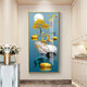 
Xiao Lulin Light luxury entrance decoration painting New Chinese style entrance painting Aisle corridor corridor mural Nordic abstract elk hanging painting Crystal porcelain painting 14088 Home and Fugui Crystal porcelain painting 100*200 cool black (customized size)