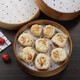 Fangcaodi steamer paper 100 sheets disposable steamed buns steamed bun paper pad small steamed bun non-stick pad paper cage drawer paper diameter 27CM