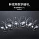 Dongli hand-made IOS national standard white wine glass crystal glass white wine tasting cup 50ml tulip tasting cup goblet sommelier special wine glass smelling cup 6 white wine tasting cups with label on the bottom of the cup