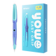 Morning Light (M&G) stationery excellent grip hot erasable pen set (including crystal blue ink bag * 2 + spare pen grip) primary school students posture corrective bold back-to-school writing pen HAFP2197B blue rod