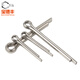 Baodefeng 304 stainless steel split pin bayonet positioning pin hairpin pin U-shaped pin steel latch sub-national standard standard parts M2.5X40 50 pieces -304 material