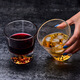 Japan's Mount Fuji heat-resistant crystal glass handmade whiskey cup couple cup gift box set Mount Fuji cup two gift box