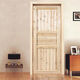 Meikejie rural old-fashioned wooden door custom rental house simple door solid wood fir log room set door rural toilet door set door opening size 205*88*26