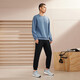 361 Sports pants men's autumn and winter casual sweatpants leggings running loose knitted long pants men 652334707D-5