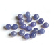 DRJEFUN natural tanzanite single bead, tanzanite loose bead, fashionable women's crystal bracelet diy round bead spacer bead accessories, selected 6mm one