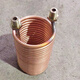 Copper coil custom non-standard spiral spring copper tube cooling cycle condensation pipe steam chiller heat exchanger 19mm thick