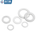 Guwanji aluminum gasket round aluminum alloy screw metal flat pad aluminum thickening and widening washer large national standard fastener M5x10x1 100 pieces