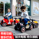 Hui Zhenyu [24 mises à niveau] Le train électrique pour enfants peut être utilisé pour la télécommande à quatre roues des personnes, des garçons et des filles, des bébés doubles [Batterie de sauvegarde supplémentaire] Le train rouge se trouve pour deux + 12v de grande puissance + double entraînement