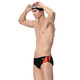 YINGFA Herren-Schwimmhose, professionelle Wettkampf-Schwimmhose, Herren-Badeanzug, 9706, Orange, L