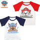 Детская футболка PAW PATROL летняя футболка с короткими рукавами для мальчиков, контрастные цвета, топы для мальчиков и девочек, рубашки для малышей 2-3 лет PA1105 с короткими рукавами 100 (рост 85-95см) 100 рекомендуемый рост 85-95см (2-3 года)