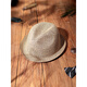 Woodpecker retro top hat middle-aged men straw woven breathable casual short-brimmed curly straw hat British jazz hat girl trend khaki M (55-57cm meets 85% of ordinary head circumference)