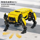 Yuxing Model King Steam Programming Robot Mécanical pour chiens Blocs de construction de 8 à 12 ans Assemblage télécommandé Toy Boy Desert Storm Wheelbarrow-15052
