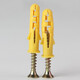Open picture small yellow croaker plastic expansion pipe screws nylon thickened expansion plug rubber plug bolt expansion plug anchor bolt self-tapping screw 6*60 with nails 50 sets/pack