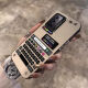 Xunxuan geeignet für Oppore2 Mobiltelefonhülle New RE1 All-Inclusive Creative Chat-Tastatur RE0 Ehepaar Silicon Reno9 Anti-Fall-Schutz Reno8 Soft Case K983 CHAT-Tastatur (Black Oppo Reno7