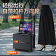 SANSUI home ktv audio set outdoor karaoke special mobile Bluetooth speaker home singing complete equipment square dance karaoke all-in-one electromechanical acoustic guitar instrument Q085