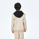 Annil children's clothing boys jacket autumn coffee apricot 140