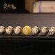 Xinyou natural ore Russian material white flower beeswax round beads single star and moon bodhi accessories top beads with loose beads single bead full honey round beads 12mm/single with certificate