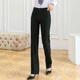 Troman no-iron trousers women's professional overalls straight trousers for work women's trousers formal work trousers black