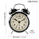 Hanshi (Hense) simple mechanical ring alarm clock, special wake-up artifact for high school students, powerful wake-up sound, children's bedroom dormitory alarm clock, desktop clock, small desk clock HA70 black