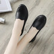 
Night Rain (NightRain) Spring and Autumn New Comfortable Mom Shoes Single Shoes Old Man Soft Sole Anti-Slip Middle-aged Leather Shoes Grandma Middle-aged Flat Sole Women's Shoes Black A829 Women's Single Shoes 38 Standard Size