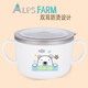 Beedingka estilo coreano coreano 316 316 acero inoxidable Escuela primaria Sopa de sopa Tazón de arroz para niños con tapa de doble capa sellada Tazón de doble manejo [316L] Pony-600ml+ Vigerhina