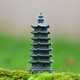 Benxinnong micro landscape small stone pavilion ornaments gardening rockery bonsai fish tank landscaping decoration stone pagoda pagoda pavilion tree pagoda ornaments