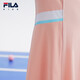 Fila Fila Children's Clothing Children's Skirt 2024 Summer Casual Sports Knitted Dress for Medium and Large Children Girls Bingche Orange-OR 160